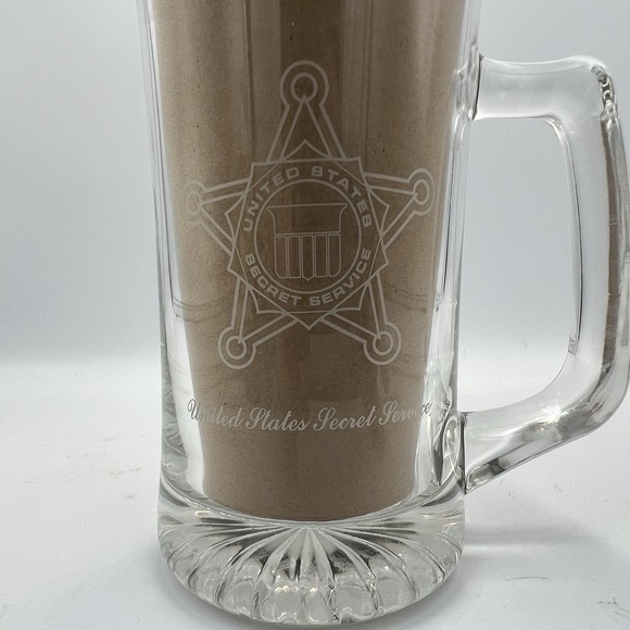 Source Unknown Other - United States Secret Service‎ Glass Mug